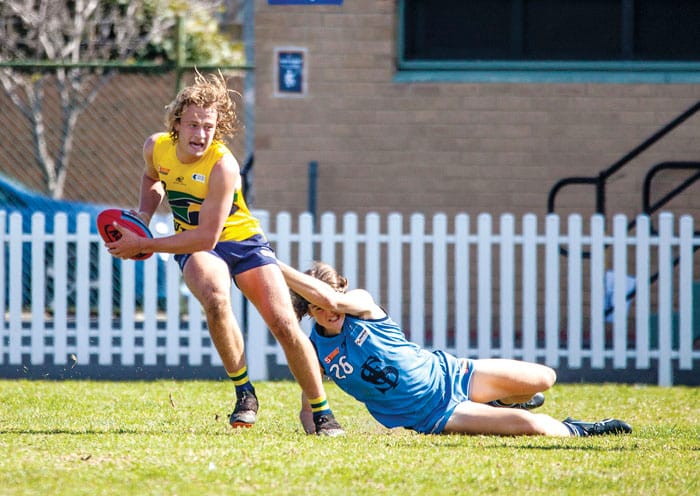 On an elevated stage post image