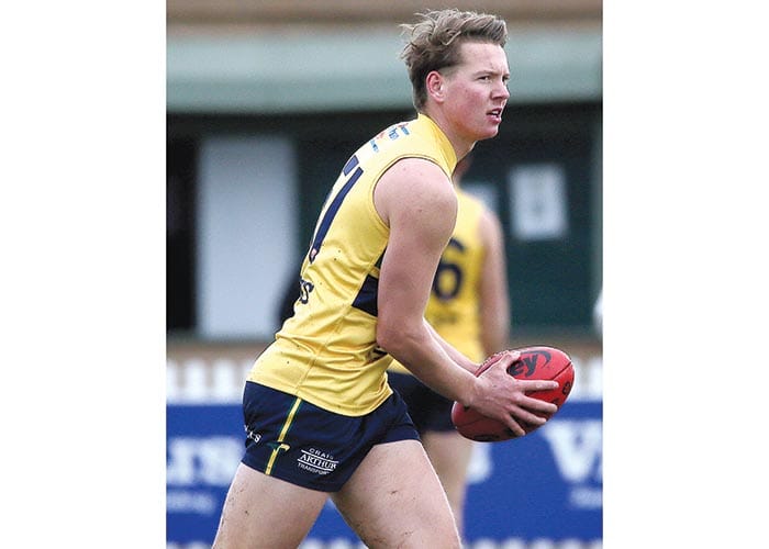 On an elevated stage post image