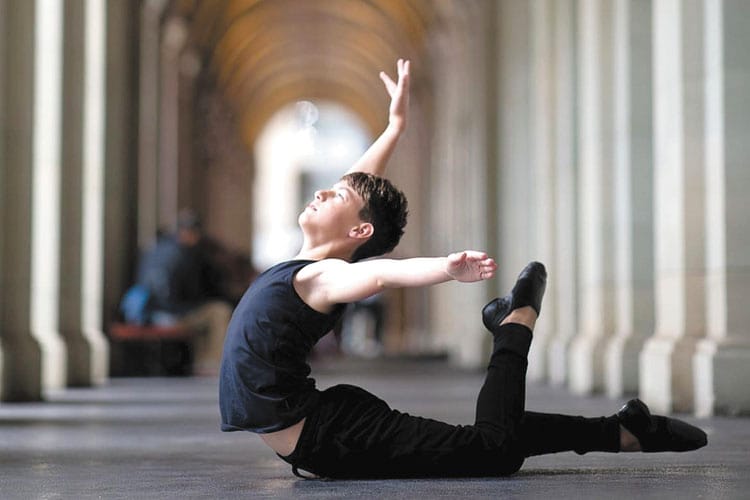 Edward performing on the big stage post image