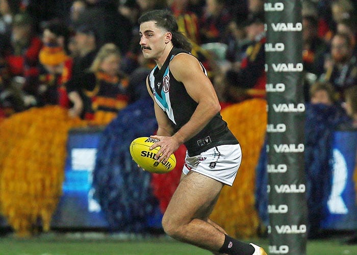 On an elevated stage post image