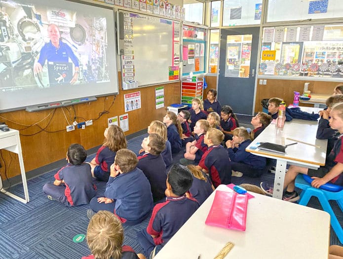 Kadina students read with NASA astronaut post image