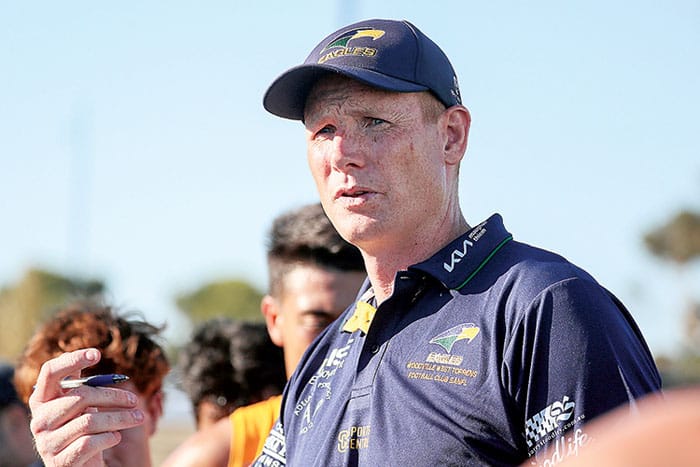 On an elevated stage post image