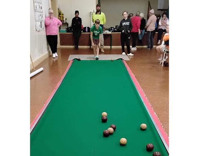 Cross Roads indoor cush bowls post image