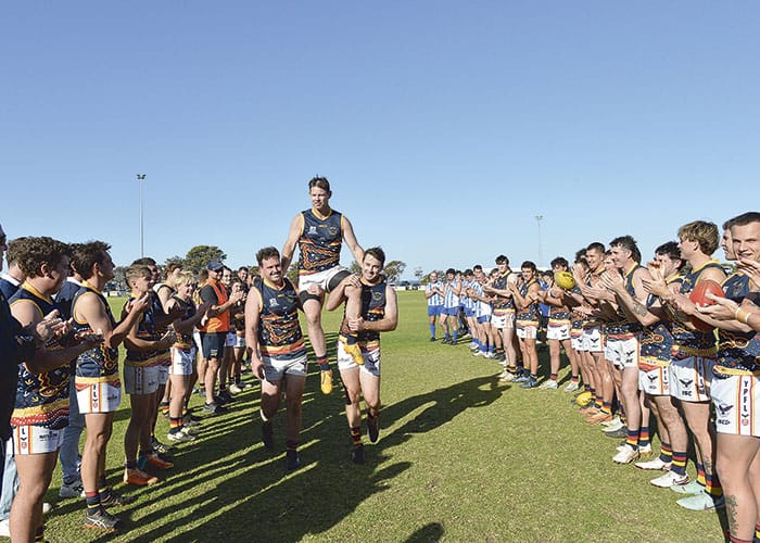 Ryan Brundell becomes first Crow to reach 300 games post image