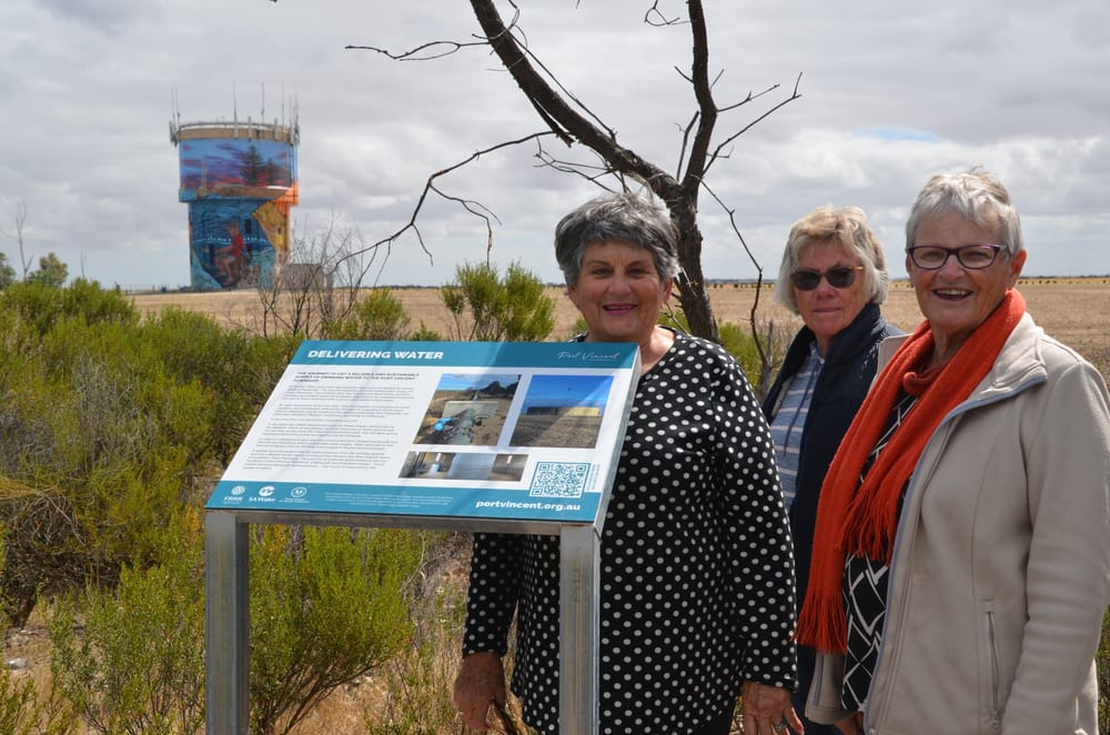 Tours of Port Vincent water tower mural post image
