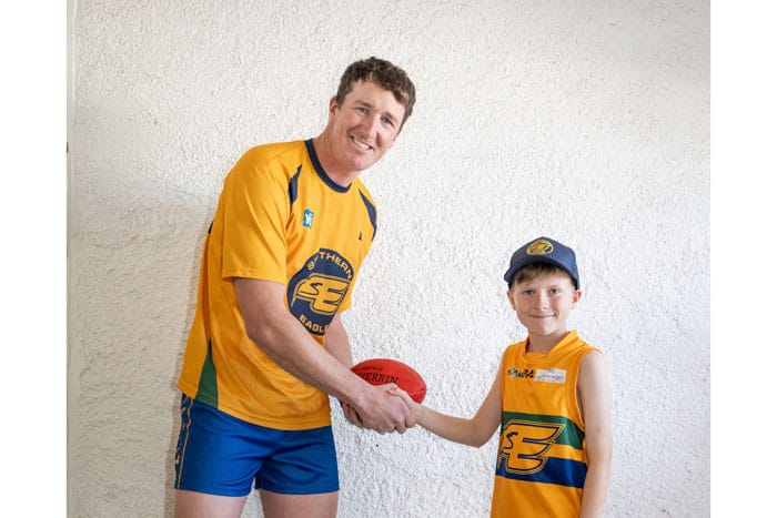 Eagles buddy up post image