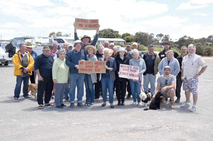 Marion Bay fed up with boat ramp post image