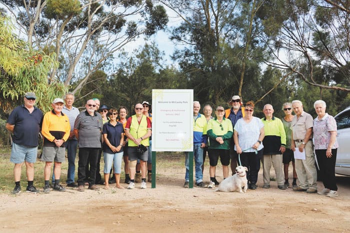New sign goes up at McCauley Park post image