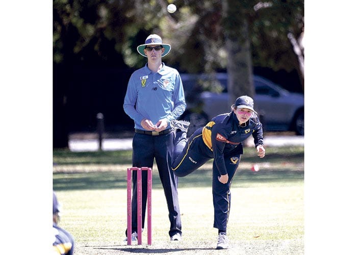 On an elevated stage post image