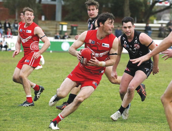 On an elevated stage post image