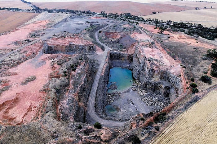 Quarry opens up post image