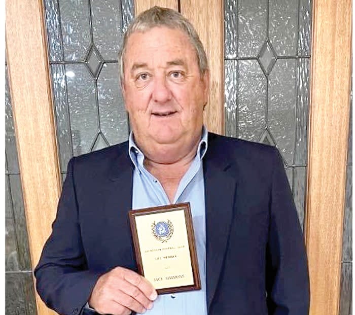 Simmons awarded Ardrossan Footy Club life membership post image