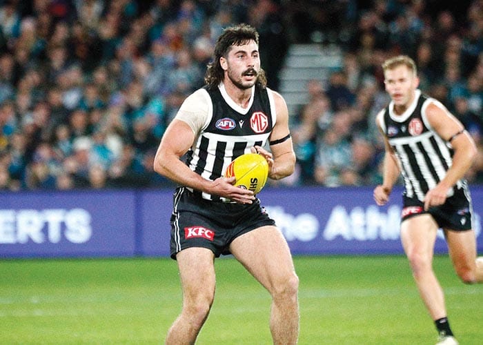 On an elevated stage post image