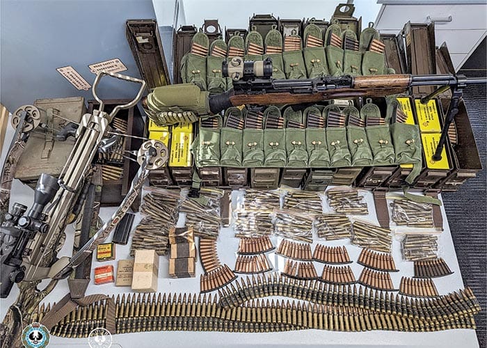 Weapons stash uncovered post image
