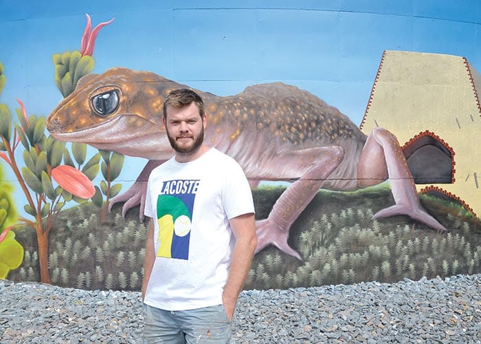 Work of art at Wool Bay post image