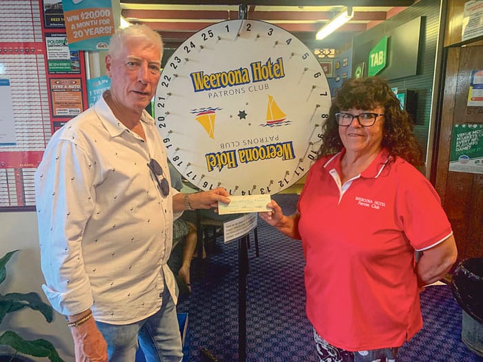 Weeroona patrons donations post image