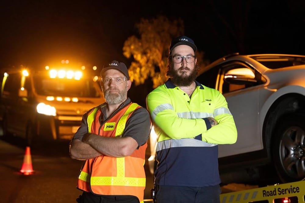 Slow down for roadside vehicles post image