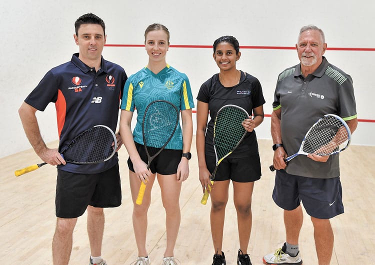 Copper Coast Squash Club gets world-class visitors post image
