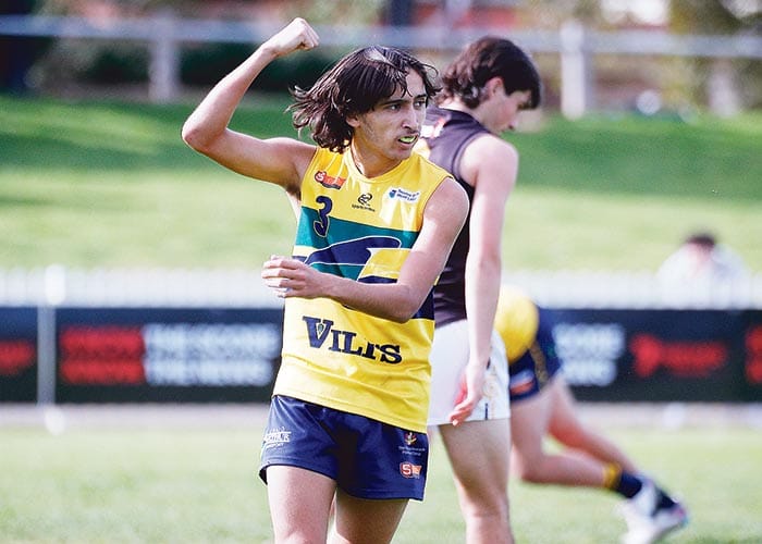 On an elevated stage post image