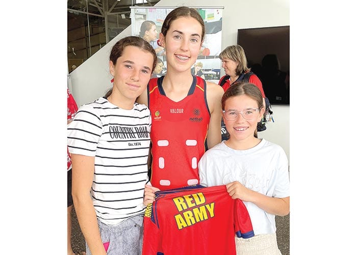 Davies sisters in state colours post image