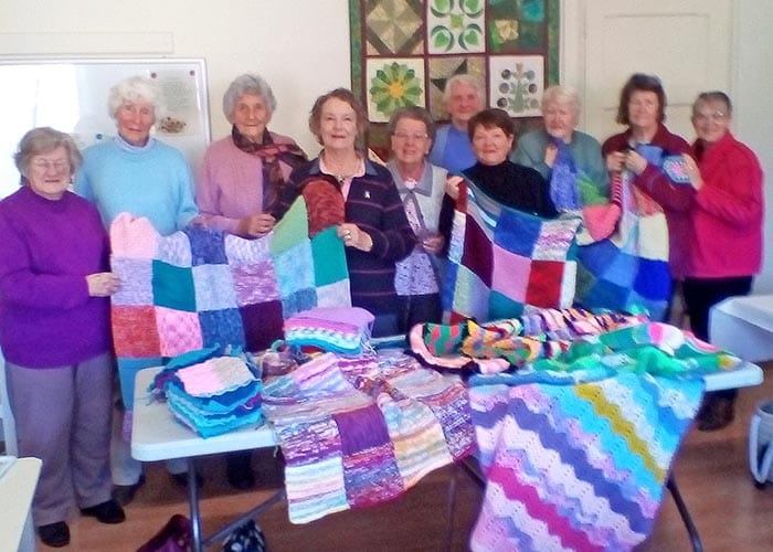 Ardrossan crafters knit for Baptist Care SA post image