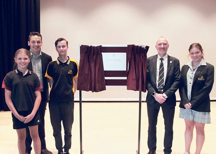 Stage set after KMS building opening post image