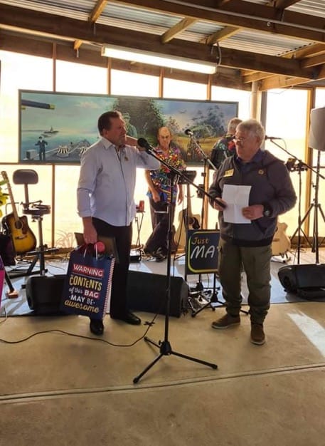 Ken receives Vietnam vets life membership post image