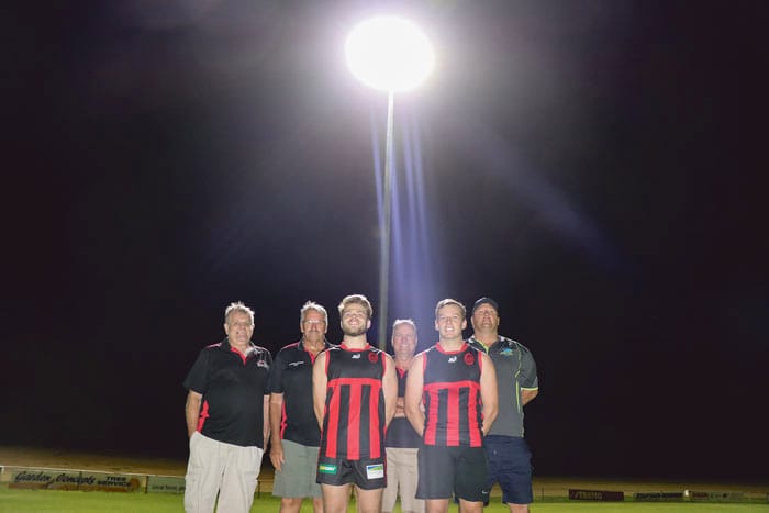 Kadina lights up football oval post image