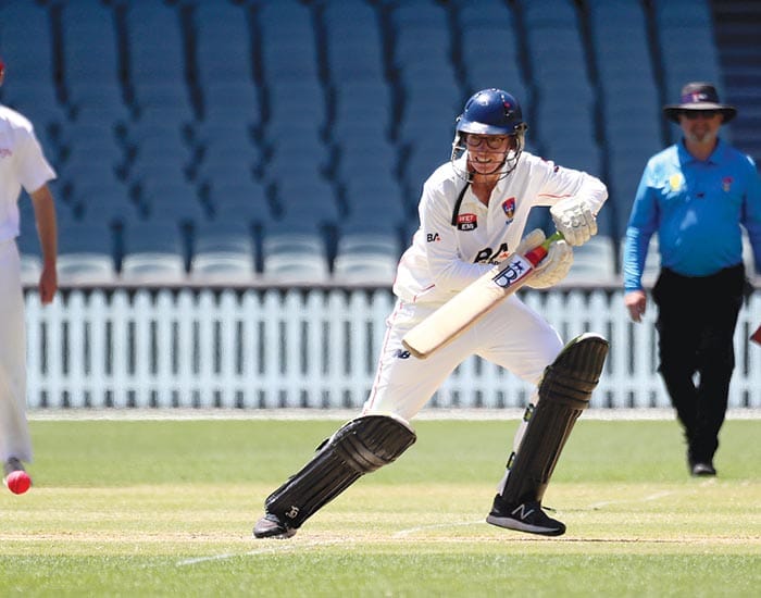 On an elevated stage post image