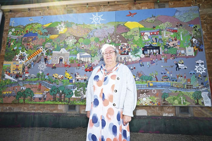 Snowtown captured in mural post image