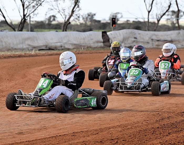 Strong winds no match for fast action at YP Dirt Kart Club post image