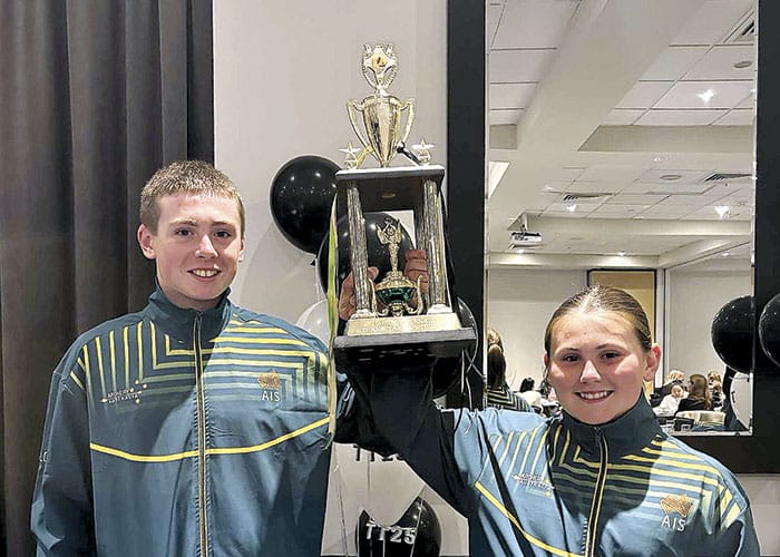 Pennas hit gold in international archery debut post image