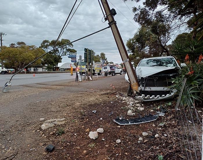 Police News... Driver reported after crash cuts power to multiple towns post image