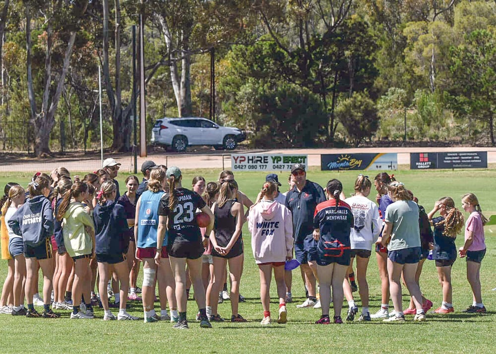 Yorke Peninsula women’s footy program wraps up in Moonta post image