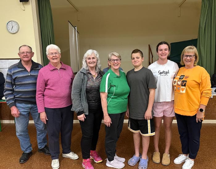 Cross Roads indoor cush bowls post image
