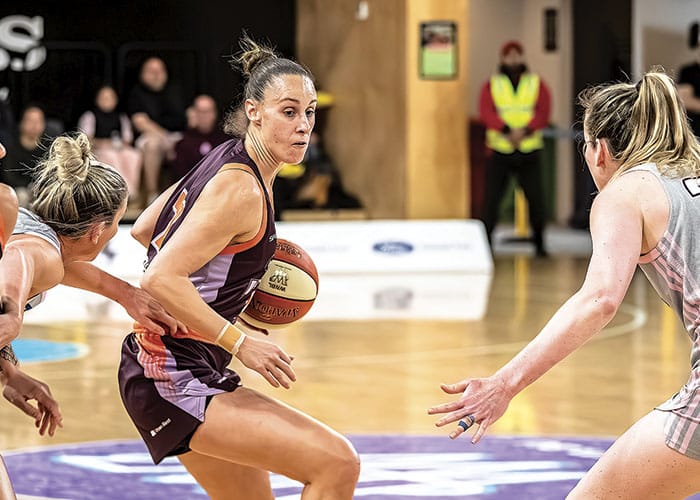 On an elevated stage post image