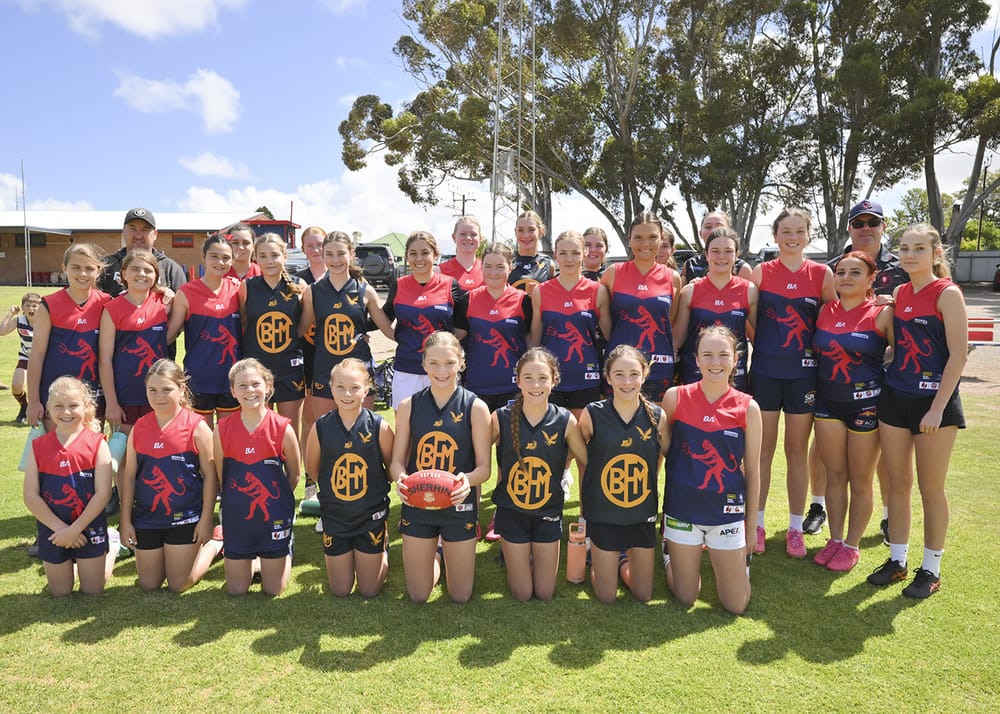 Girls’ footy program wraps up with Moonta clash post image