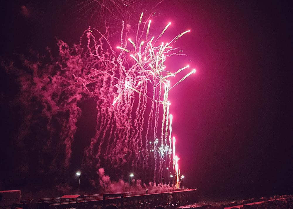 Australia Day: Fireworks light up at Point  Turton post image