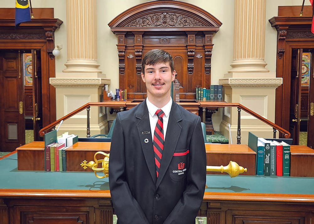 Rhys takes his message to Parliament House post image