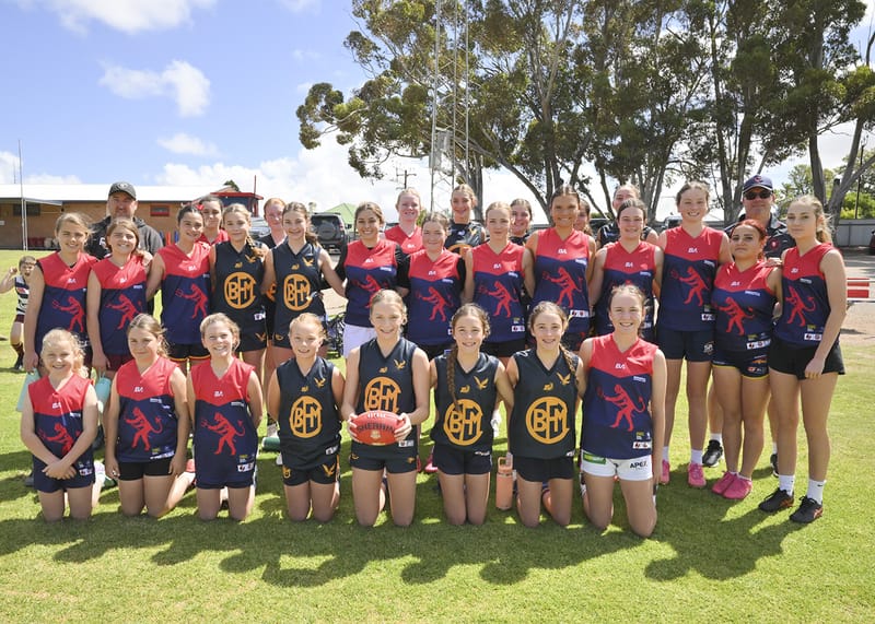 Girls’ footy program wraps up with Moonta clash post image