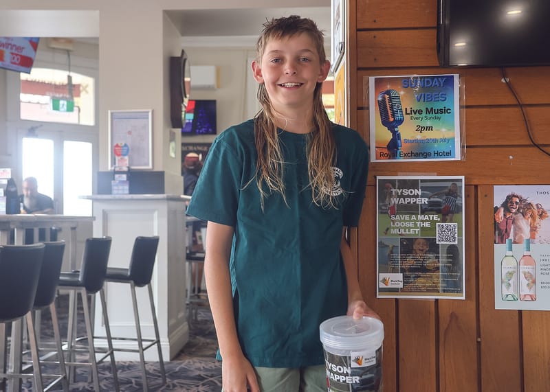 Tyson’s cut for charity post image